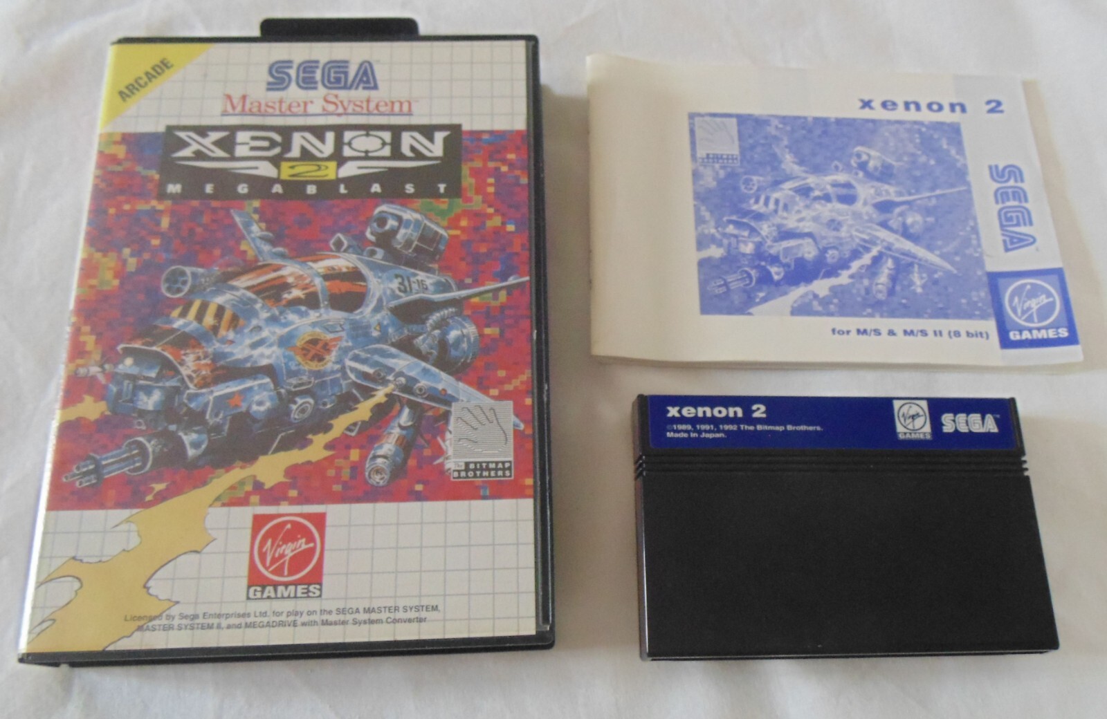 Xenon 2 megablast authentique version originale sega master system