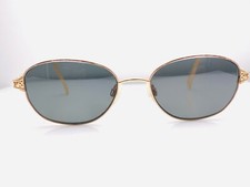 Vintage Charmant CH8224 Gold Titanium Oval Sunglasses FRAMES ONLY Japan