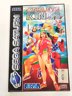 Jeu Athlete Kings Complet PAL Pour Sega Saturn - État Correct, Fonctionnel