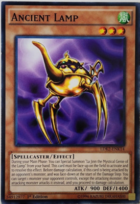 YUGIOH -  Ancient Lamp - LDK2-ENK14  - Common - Unlimited Ed - NM/M
