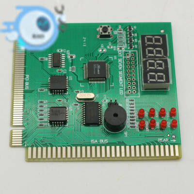 4-Digit Card PC Analyzer Diagnostic Motherboard POST Tester Computer PC PCI ISA