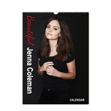 Beautiful Jenna Coleman personalised | 2027/8  Calendar Choose start month