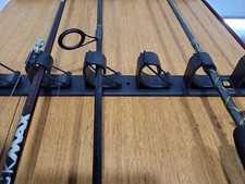 Wall Mount Fishing Rod Holders Horizontal/Ceiling Fishing Pole Storage Rack New