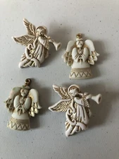 Craft Notions Flatbacks-4 Pce Angelic Angels