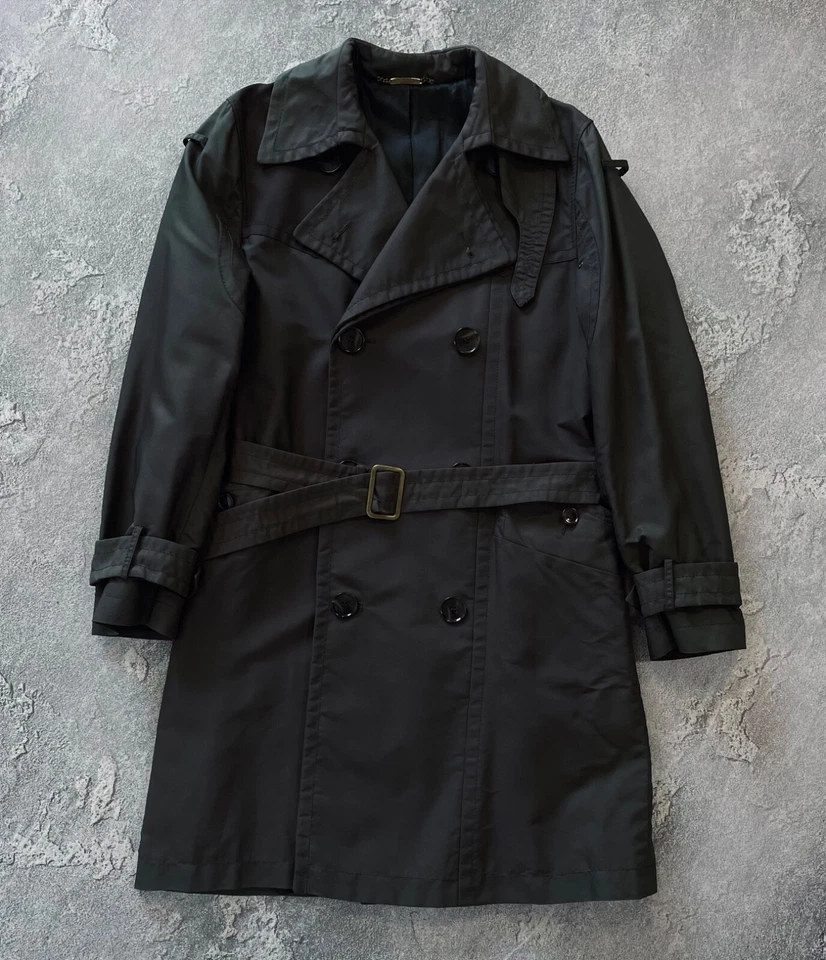 Abrigo de mujer Dolce & Gabbana de nailon verde camaleón doble botonadura talla 44 Foto 4 de 4