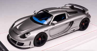 1/18 Ivy Models Porsche Gemballa Mirage GT in  Silver on Leather base