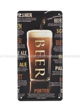 man cave wall art living room beer tavern bar pub metal tin sign