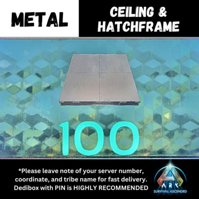 ARK:ASCENDED XBOX/PS/PC PVE METAL STRUCTURE