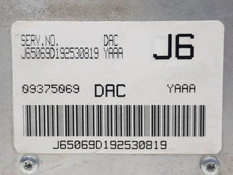 09375069 centralina motore per DAEWOO NUBIRA WAGON CDX (1999- ) 1997 530238 - Immagine 4 di 4