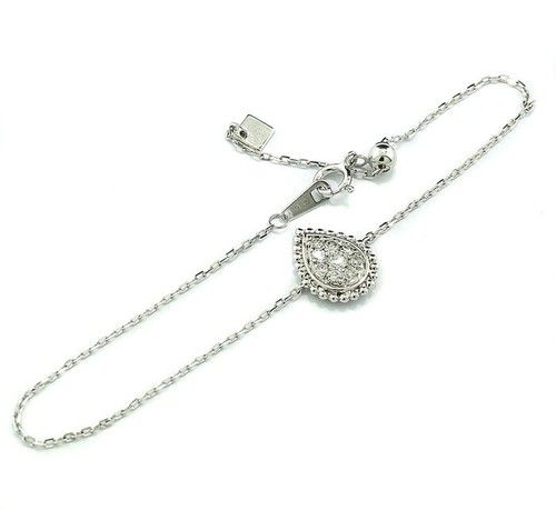Wert 1.260 Euro Brillant Armband 0,27 carat Tropfenmotiv 750-Weißgold - Picture 2 of 2