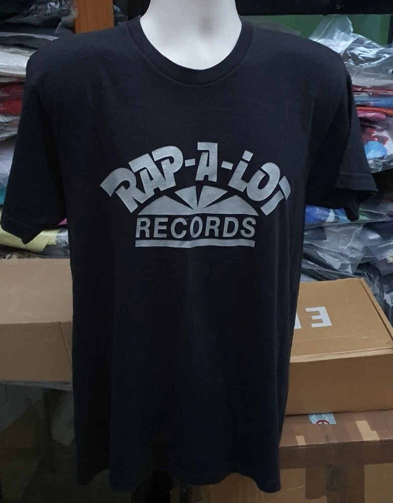 SS17 Supreme Rap A Lot Aufzeichnungen T Shirt Größe L Schwarz Parental Advisory
