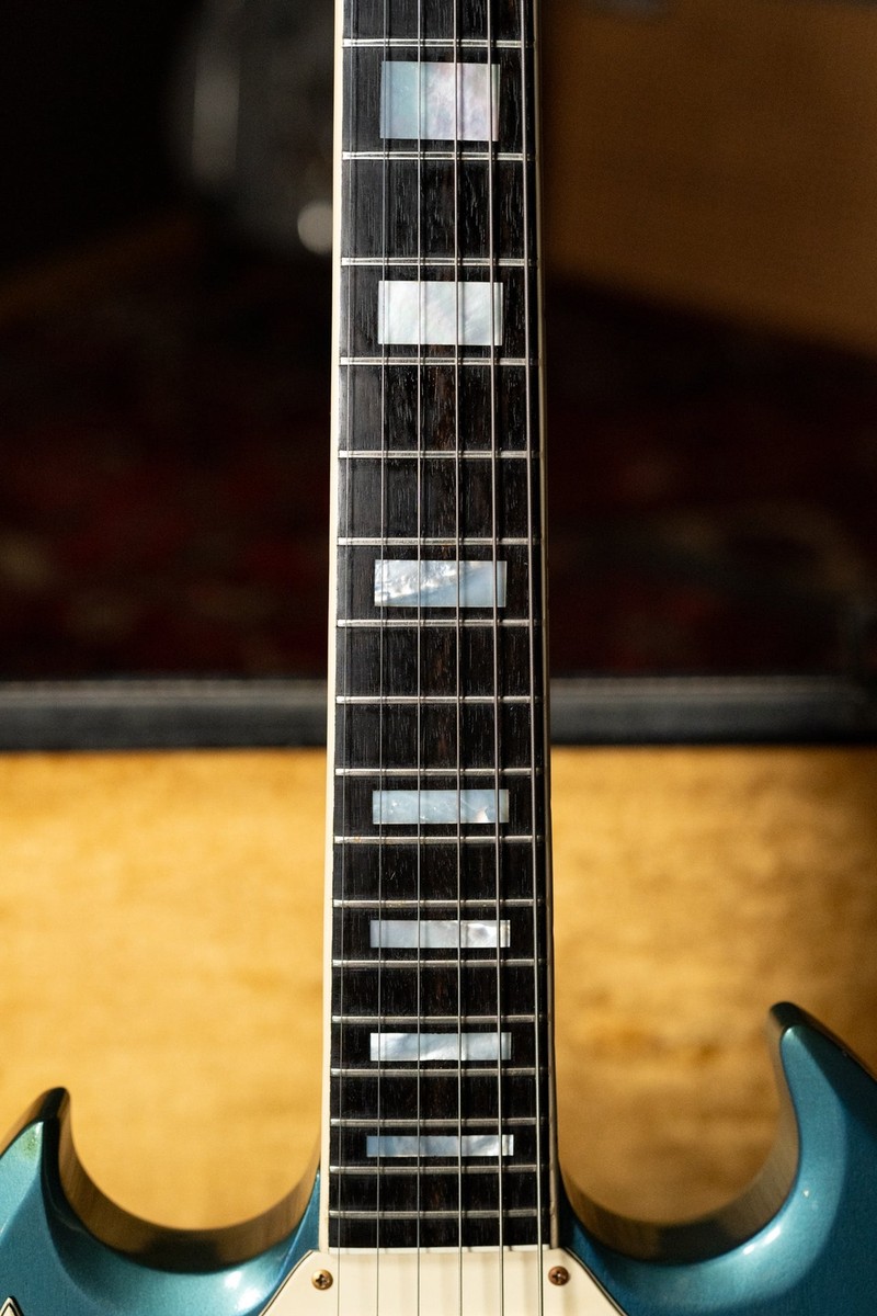 1968 Gibson SG Custom Pelham Blue Factory Bigsby Left-Handed 1 of