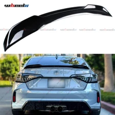 For 2022-2024 2025 Honda Civic Si Style Glossy Black Sport Trunk Spoiler Wing