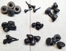 Rubber Bumper Kit For GM Chevy Glove Box License Plate Ashtray Gas Dr 32 Pc Kit