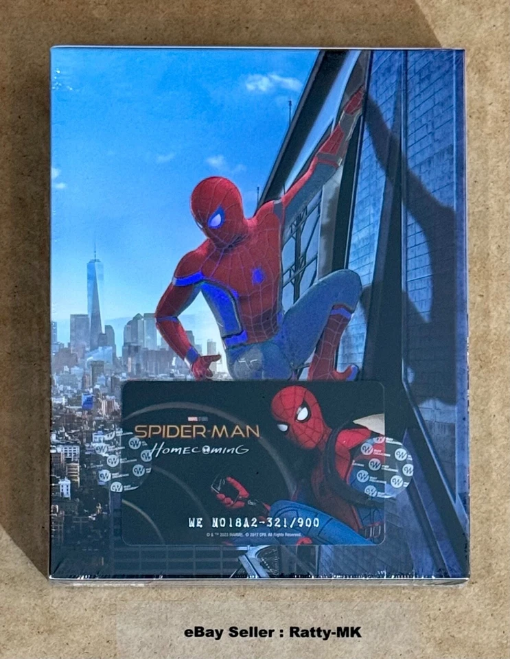 SPIDER-MAN (TOM HOLLAND) WEET COLLECTION (A2) 4K + BLU RAY STEELBOOK SET - NEW - Image 3 of 4