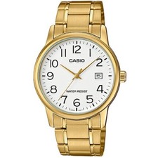 Orologio Da Polso CASIO MTP-V002G-7B2UDF Analogico Uomo Dorato Data lac