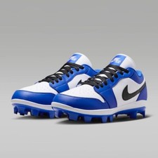 Nike Air Jordan 1 LOW MCS Game Royal Blue Black CJ8524-411 Baseball Cleats 7-15