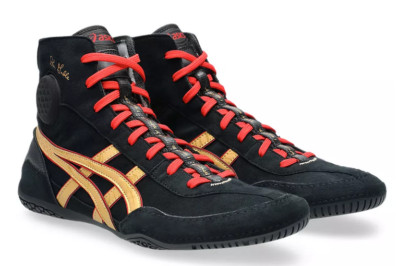 Asics Dan Gable Evo Wrestling Shoes BLACK/PURE GOLD