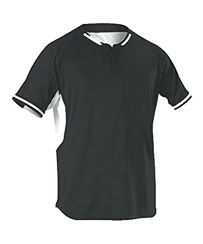 Talla L Negro camisas y jerseys de Béisbol y softball para Hombre