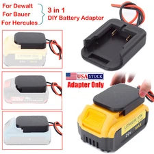 For Dewalt & Harbor Freight Bauer/Hercules Battery Output Adapter Power wheels