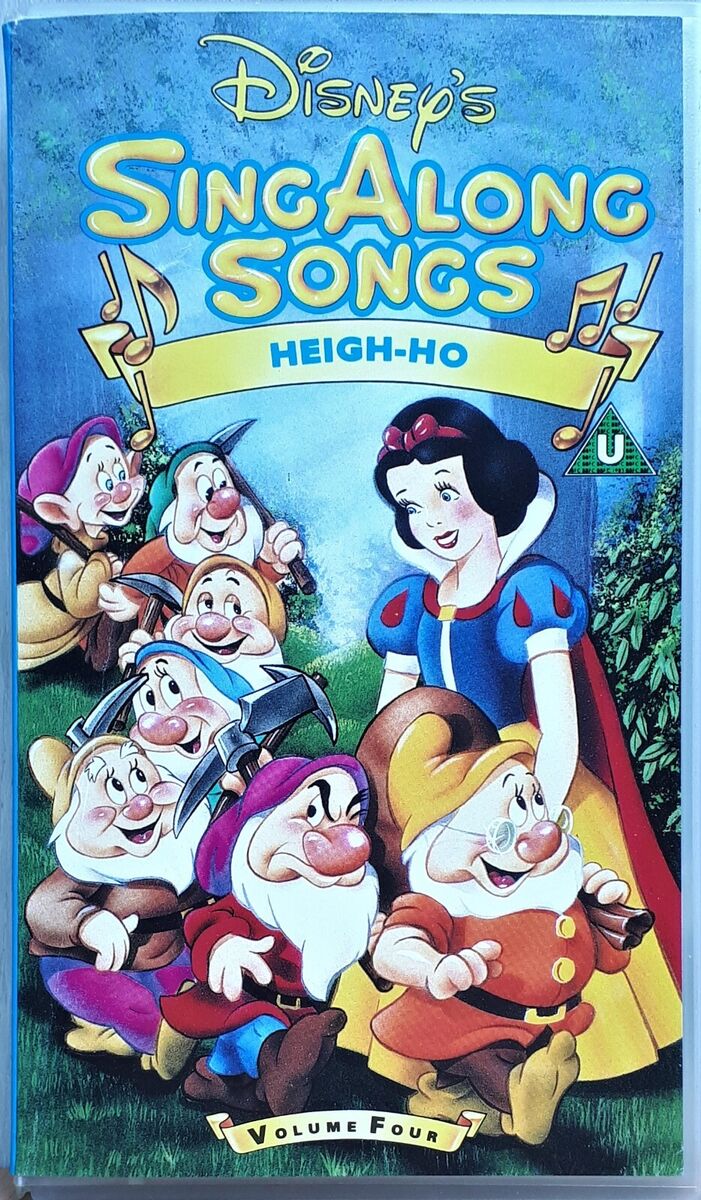 DISNEY SING ALONG SONGS VOL. 4 - HEIGH HO VHS PAL WATCHED DISNEY SING ALONG SONGS VOL. 4 - HEIGH HO VHS PAL WATCHED