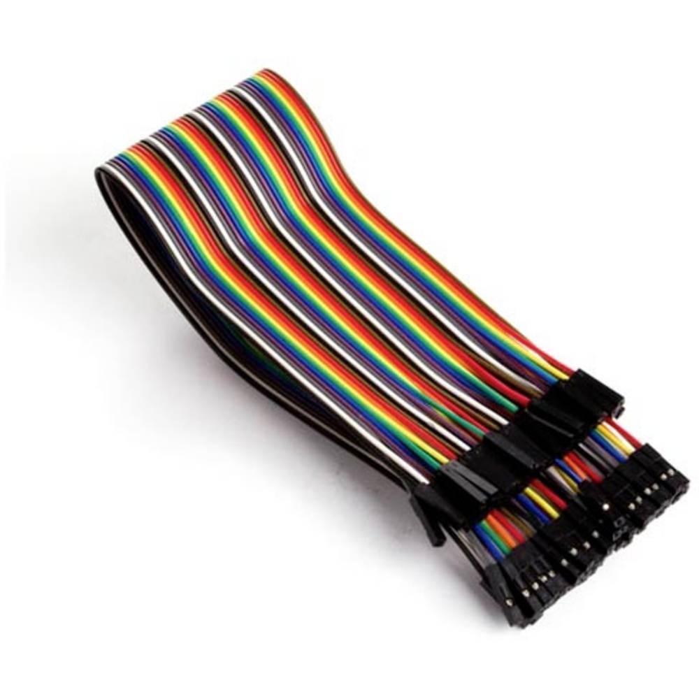 Whadda WPA415 Cavo Jumper [40x presa jumper - 40x presa jumper] 30.00 cm