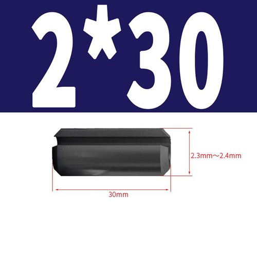 Black Spring Pins Split Tension Roll Pin 65 Mn steel M1.5 M2 M2.5 M3 M4 M5-M12 - Picture 35 of 156