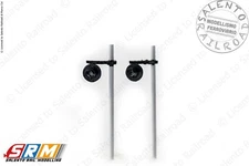 SRM0789C Set Of 2 Poles LED for Crossing Level IN Scale 1:87 H0