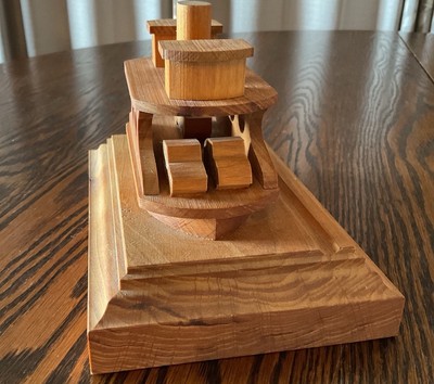 Wooden Ferry Boat*Woodworks Of Washington State Just Like The Ones In Seattle