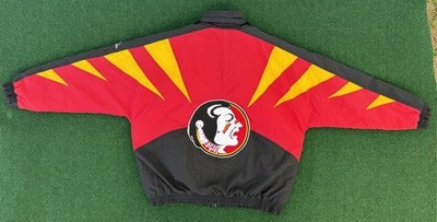 Vintage Florida State Seminoles Jacket Mens XL Sharktooth NCAA Football Apex One