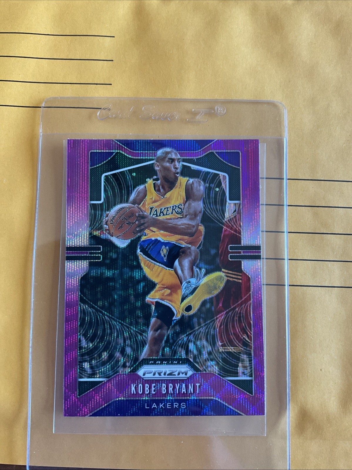 2019-20 Panini Prizm - Kobe Bryant #8 Purple Wave Prizm Lakers Hof