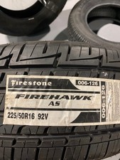 1 New 225 50 16 Firestone Firehawk As All Season Tire