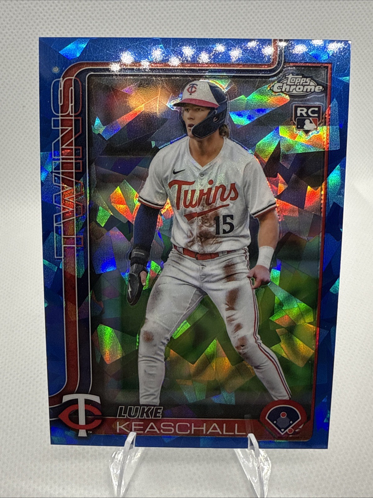 Luke Keaschall 2025 Topps Chrome Update Sapphire #USC106 (RC) Twins