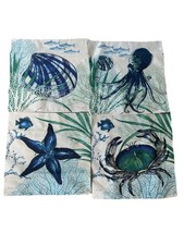 Lucky Cow Throw Pillow Covers Beach 18x18 Bright Colors