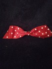 American Girl Kit Kittredge Red Polka Dot Christmas Hair Bow Barrette Retired — photo 3