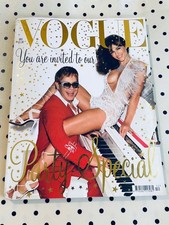 Vogue Magazine UK 2002 EltonJohn wedding dress