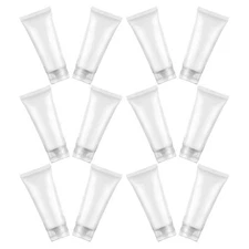  30pcs 20ML Empty Refillable Tubes Plastic Soft Travel Bottles Holder with Flip