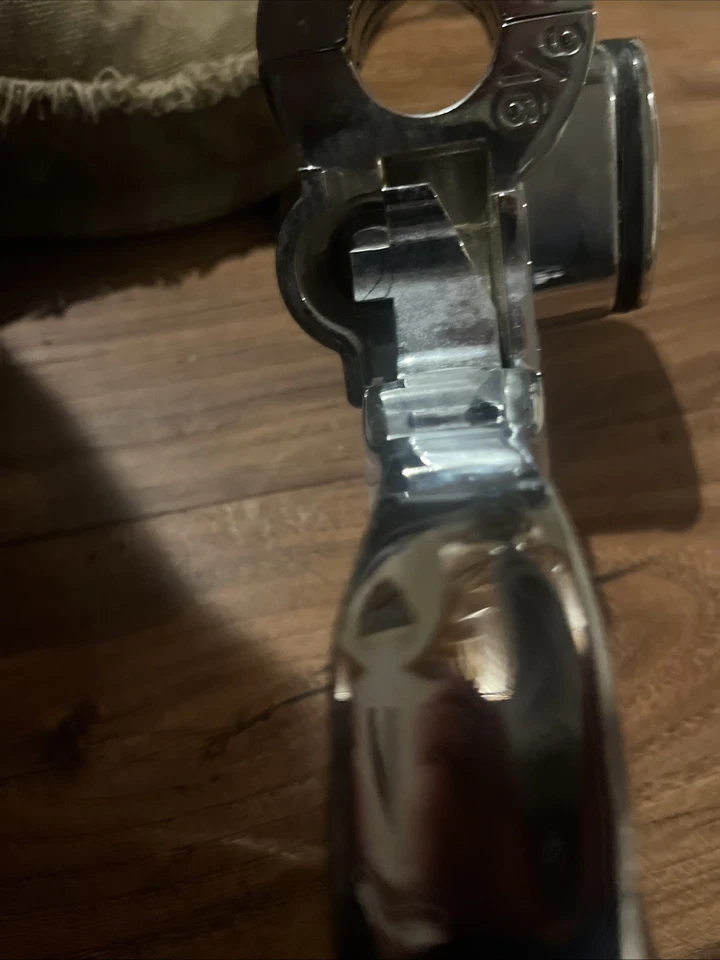 Cilindro maestro de freno cromado 9/16"" Harley-Davidson Fat Boy EFI FLSTFI 2001-2014 Foto 4 de 4