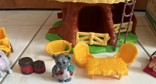 EWOK FAMILY HUT STAR WARS 1985 VINTAGE KENNER with Box #2 - Picture 6 of 20