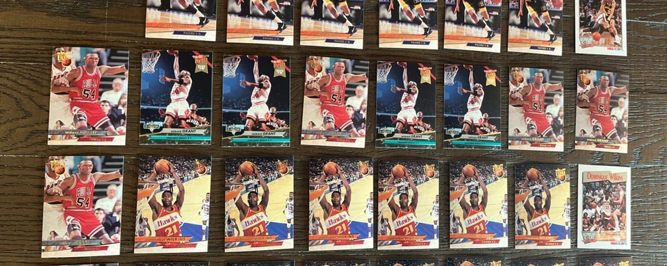 Lot of 43 NBA Basketball Cards Fleer Ultra 1992-93 1993-94 Hoops Miller Kemp +++ - Image 3 of 4