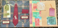 NEW Premade Decorated Scrapbook Pages 12" x 12" Just Add Photos