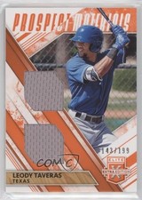 2019 Elite Extra Edition Dual Prospect Materials Orange /199 Leody Taveras 0s3