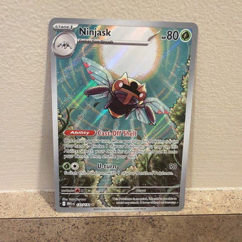 Ninjask 137/132 - Me01: Mega Evolution Holo Illustrated Rare - Pokemon 2025 - NM