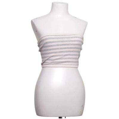 FB Sister, Tube Top, Größe: XS, Pink/Grau, Baumwolle/Elasthan/Polyester #ody