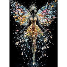 Diamond Art Kits for Adults Fairy, Diamond Painting Kits for Beginners Colorful