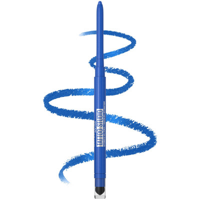 Maybelline Tattoo Studio Automatic Gel Pencil Waterproof Eyeliner, Blendable,...