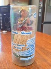 New In Box Vintage Hawaiian Hula Lady w Ukulele Dashboard Dancer Spring Doll