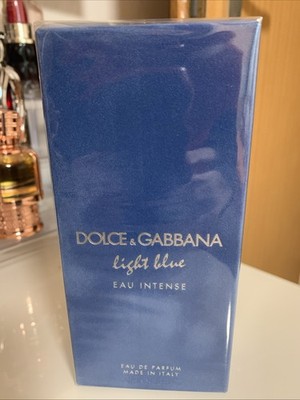 D&G Light Blue Eau Intense Eau de Parfum 100ml NEU OVP Women Fragrance
