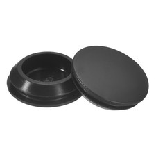 6 Pcs Silicone Hole Plug, Black Fit for Bottle Pipes 22-24mm Inner Diameter