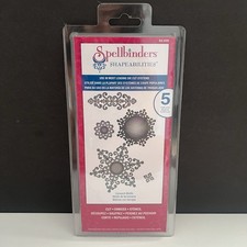 New Spellbinders Shapeabilities Ironwork Motifs 5 Die Cut Emboss Template S5-059